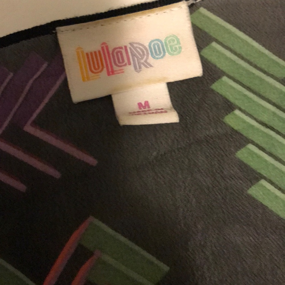 Black Multi Color Print Shirley - image 4